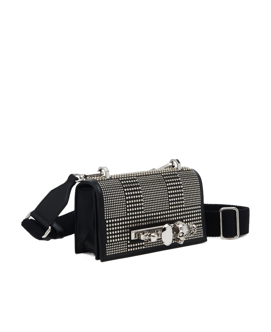 Alexander Mcqueen The Knuckle Satchel Bag In Black