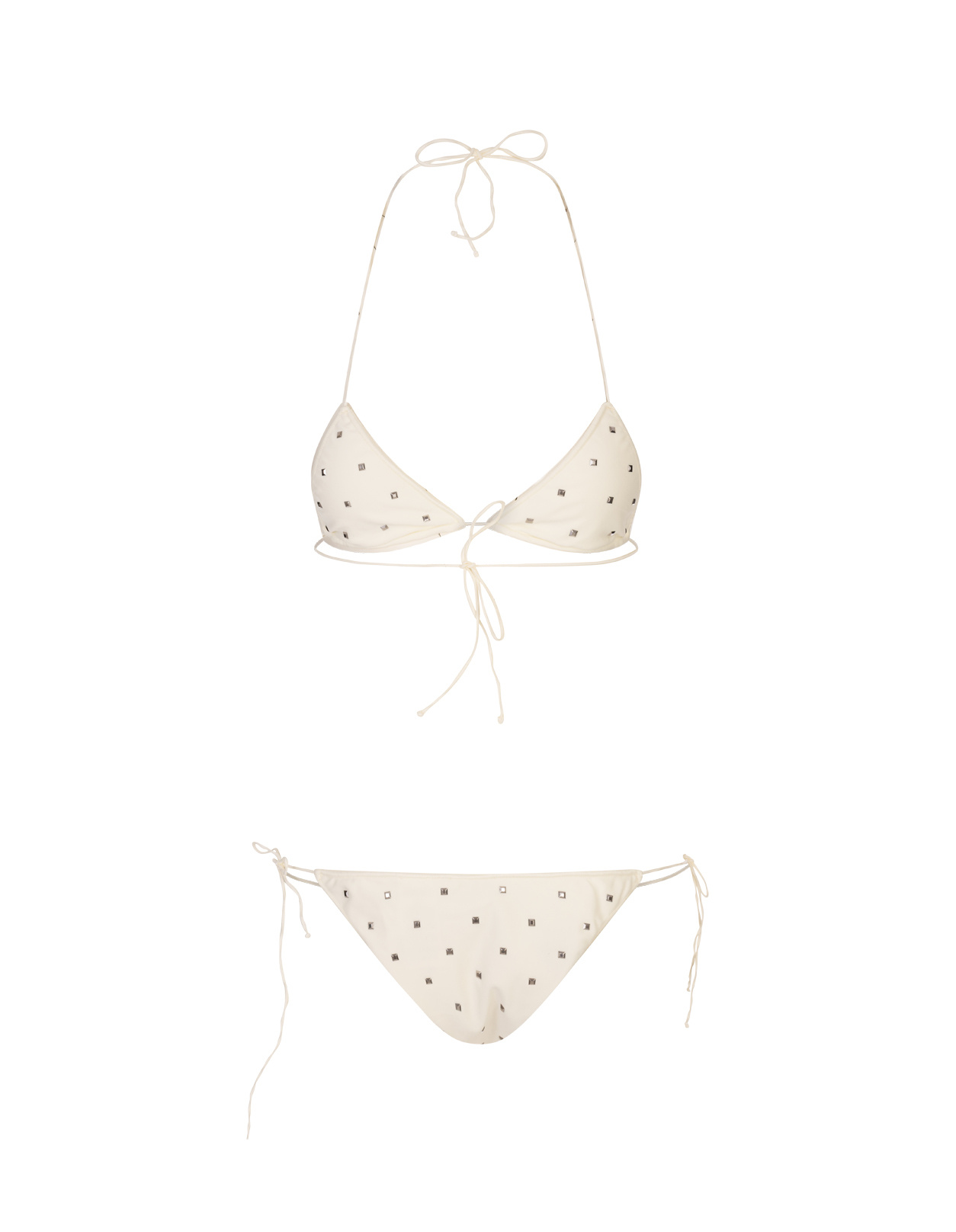 Oseree Two-piece Bikini Swimsuit In White