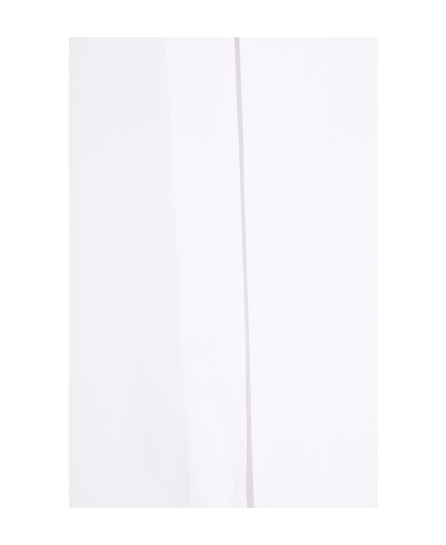 Saint Laurent Long-sleeve Cotton Poplin Shirt In White