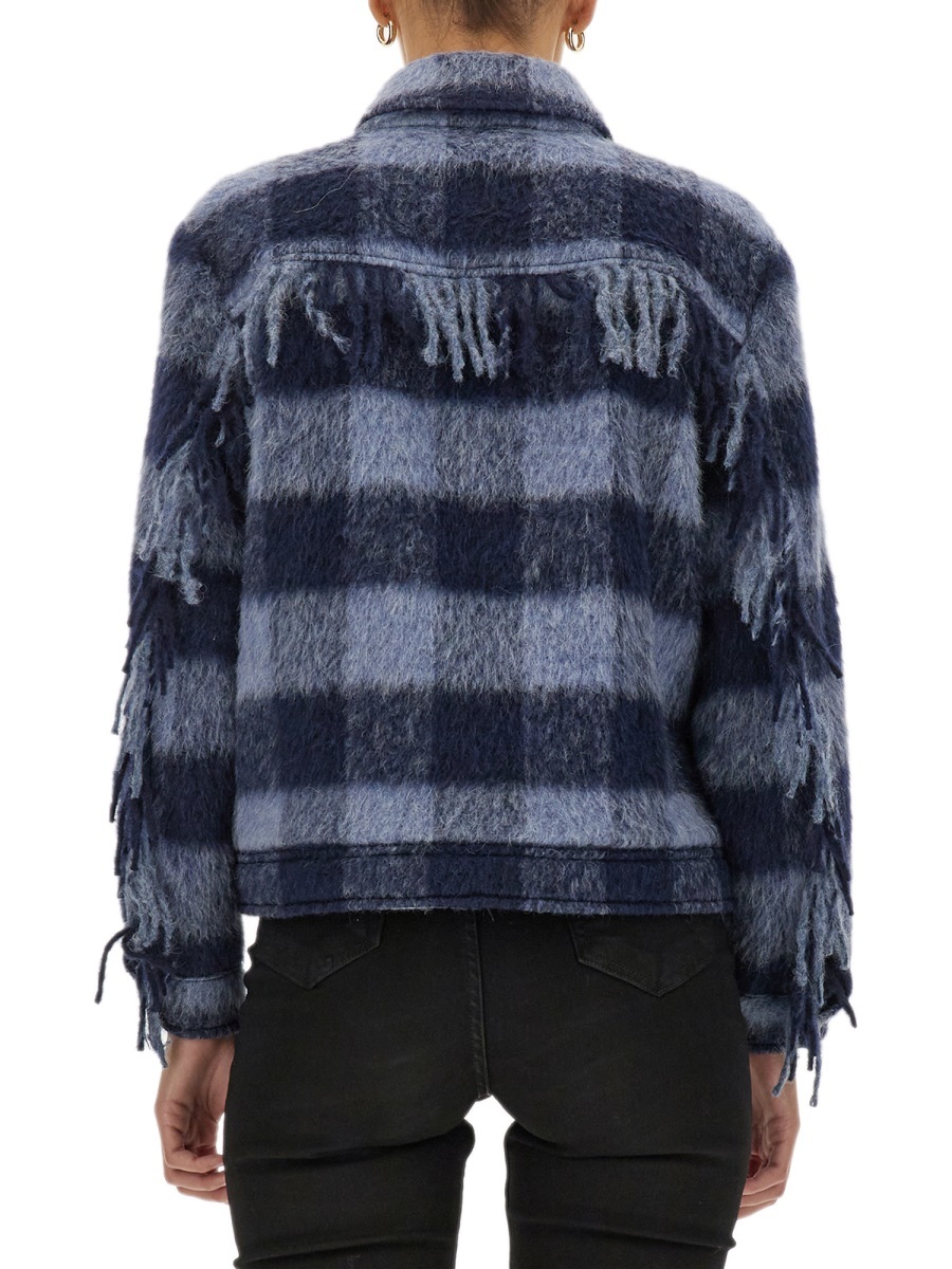 Woolrich Wool Jacket In Blue