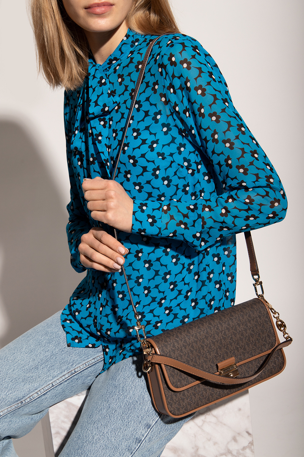 Michael Michael Kors Bradshaw Shoulder Bag In Black