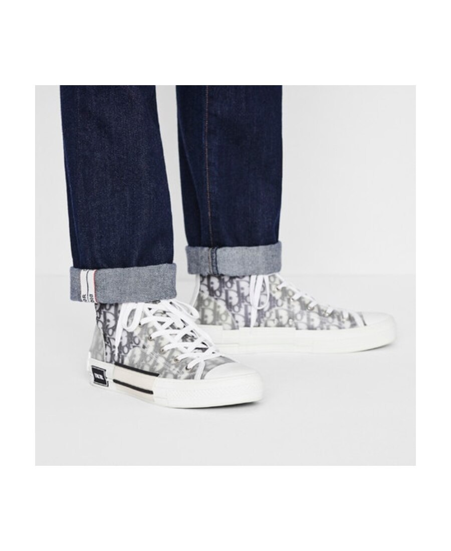 Dior Homme B23 High-top Sneakers In White