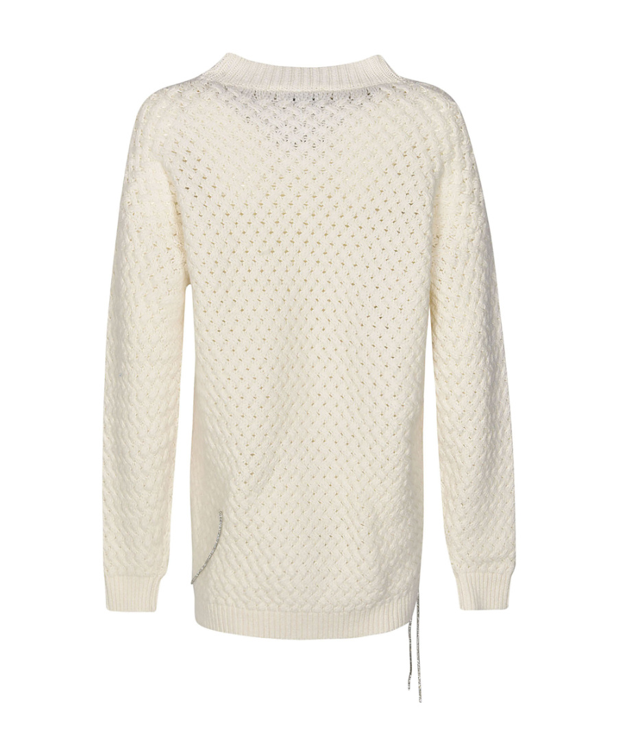 Giuseppe Di Morabito Decorative-stitches Knitted Minidress In Nude