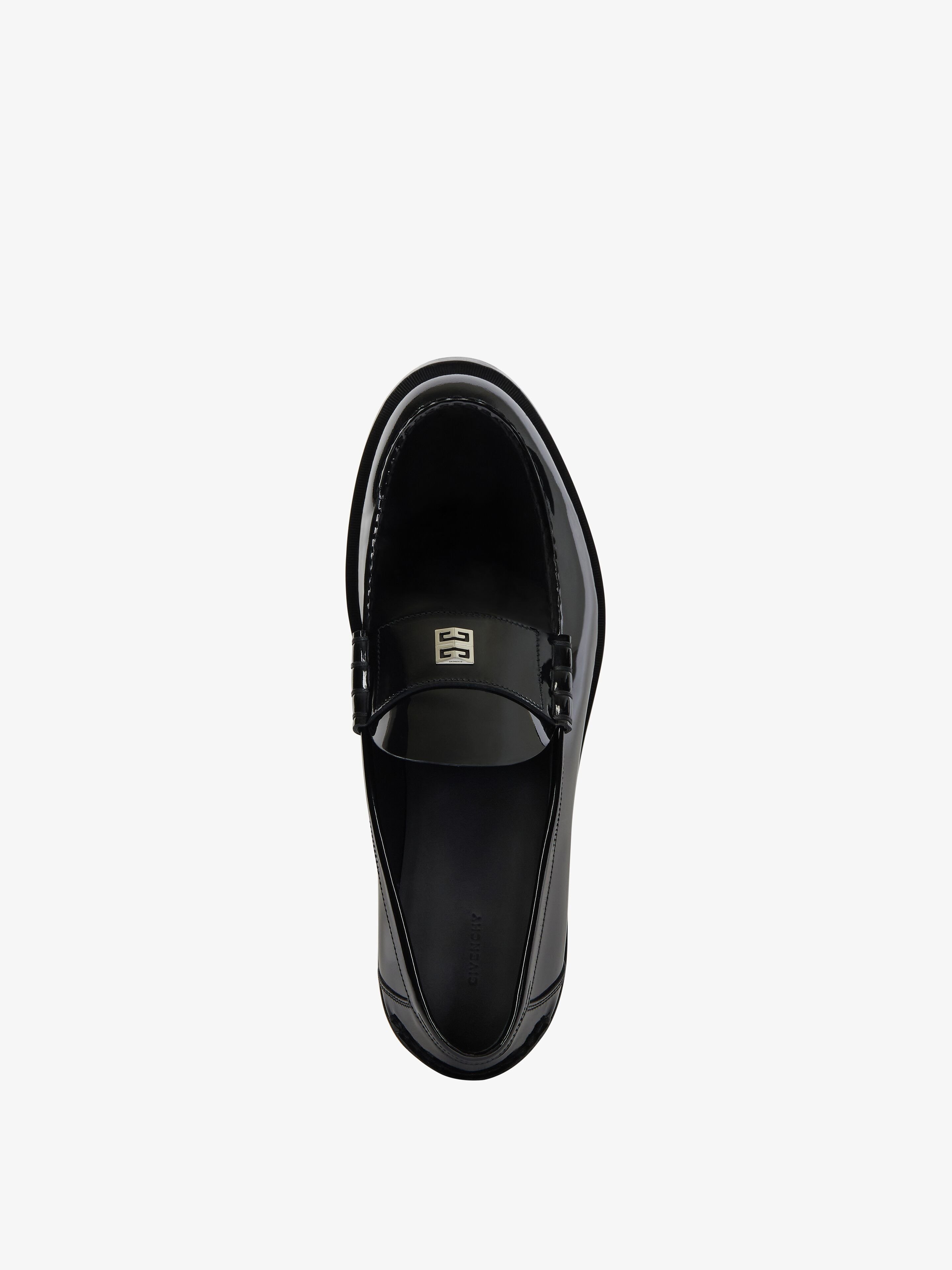 Givenchy Classic Leather Mr. G Loafers In Black