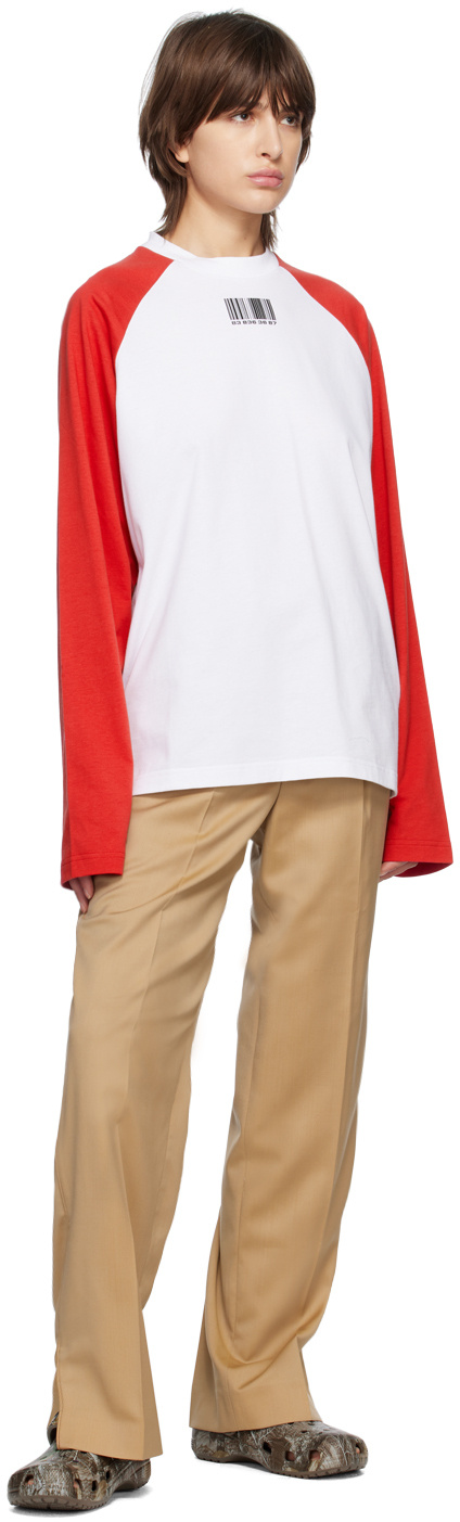 VTMNTS COLOUR-BLOCK COTTON JUMPER 