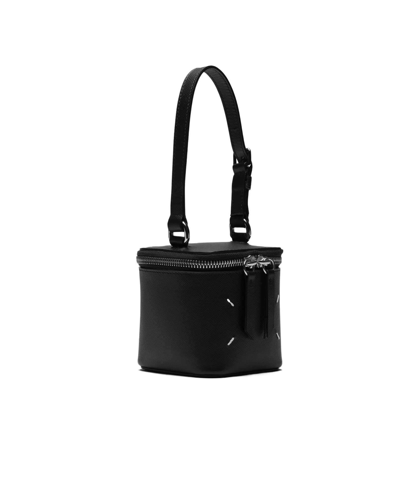 Maison Margiela Mini Cube Tote Bag In Black