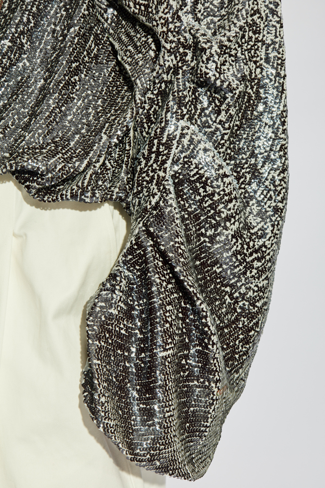 Dries Van Noten Sequined Top In Black