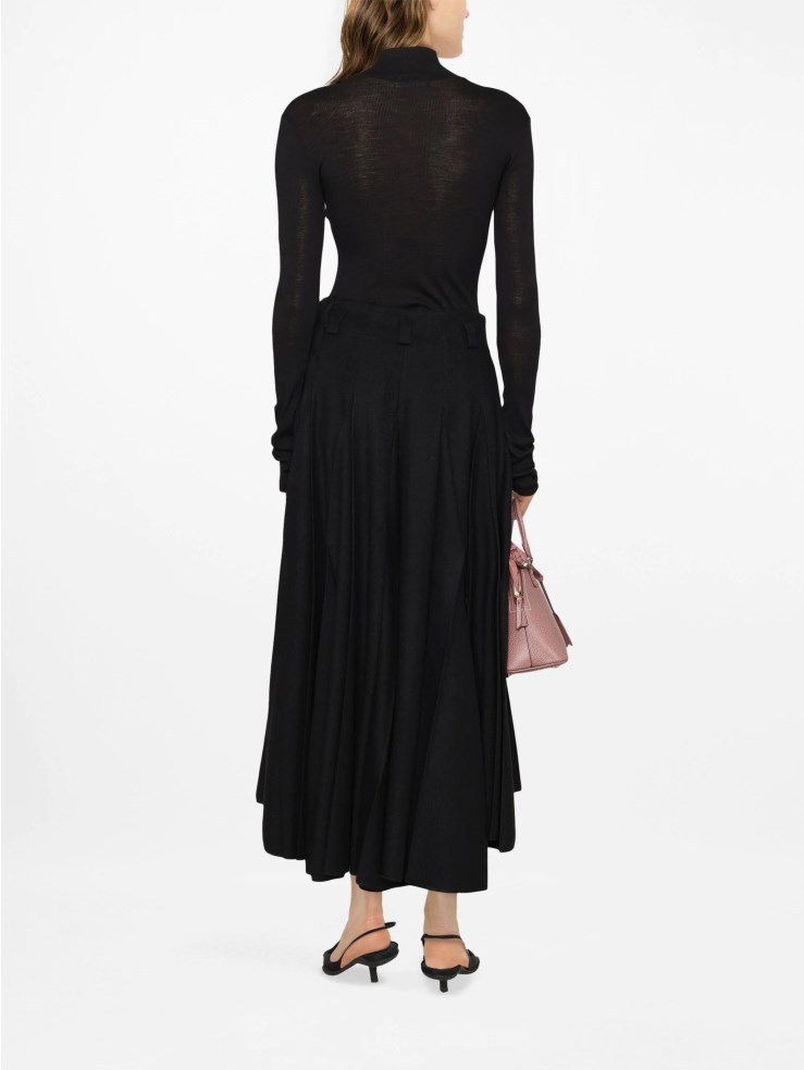 PRADA A-LINE MIDI SKIRT