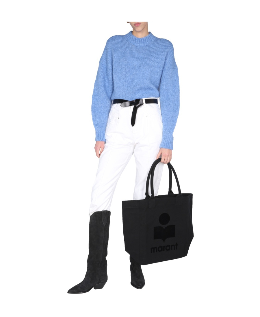 Isabel Marant Nadege High-rise Straight-leg Denim Jeans In White