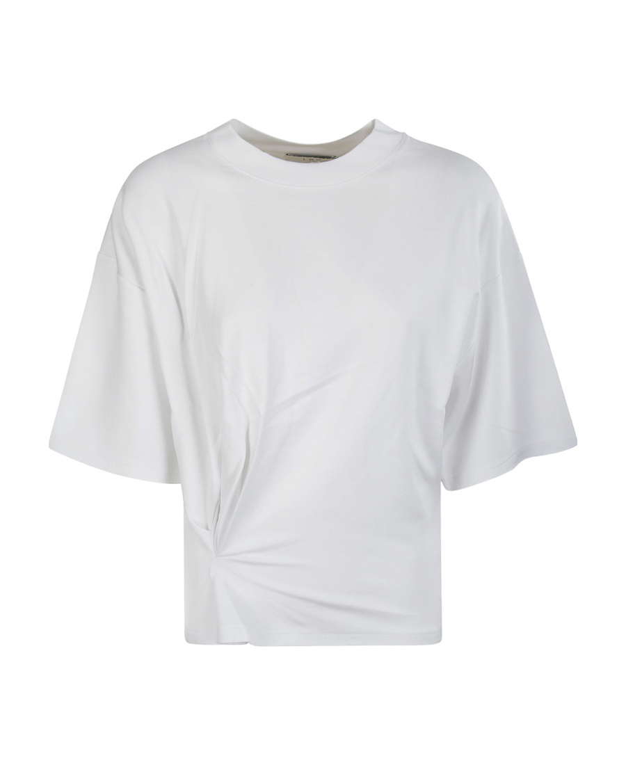 Iro Round Collar And Long-sleeved T-shirt In White