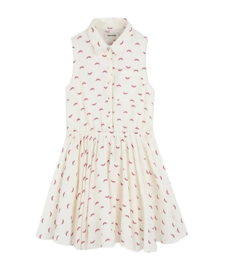 Zadig & Voltaire Logo-print Shirt Dress In White