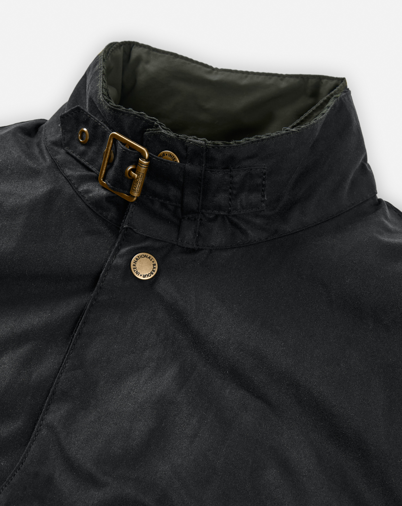 Barbour Button-up Jacket In Black