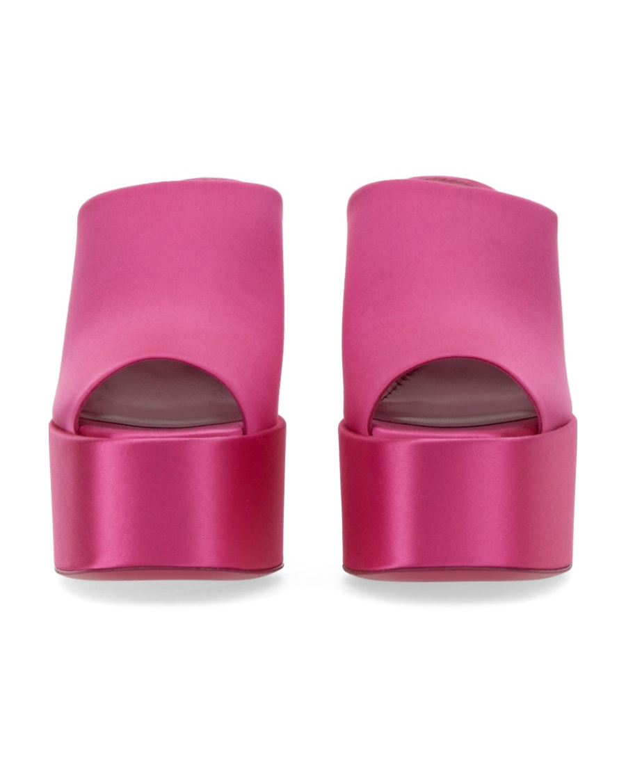 Shop Paris Texas Sasha 135mm Open Toe Mules In Pink