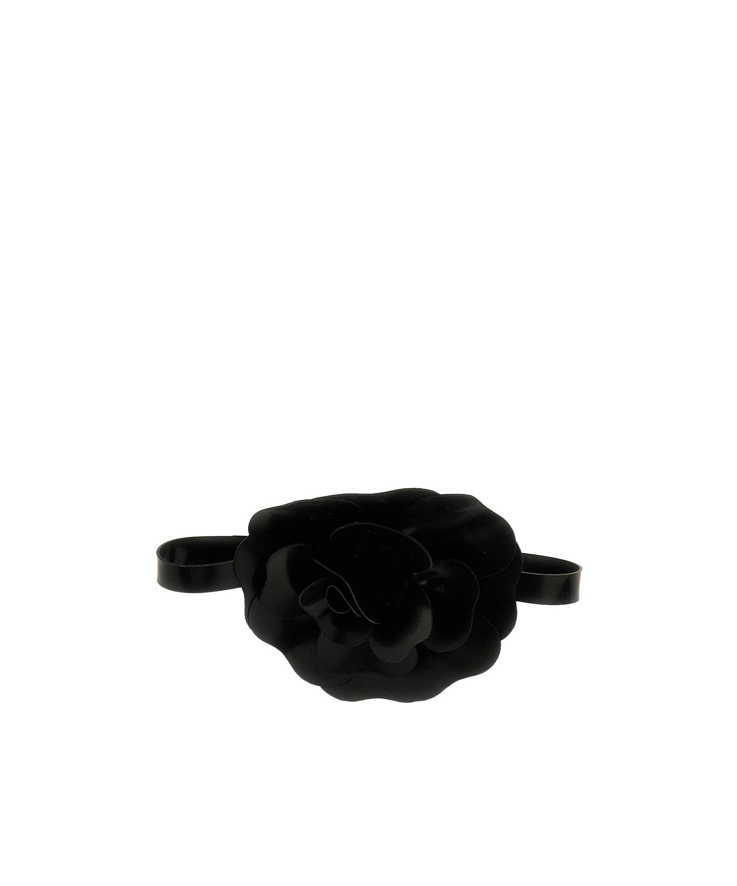 Philosophy Di Lorenzo Serafini Floral-appliqué Choker Necklace In Black