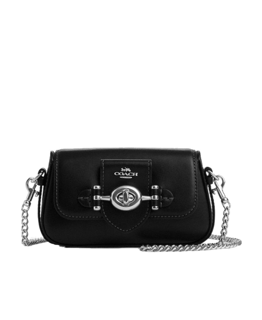 Coach Brie Mini Crossbody Bag In Black