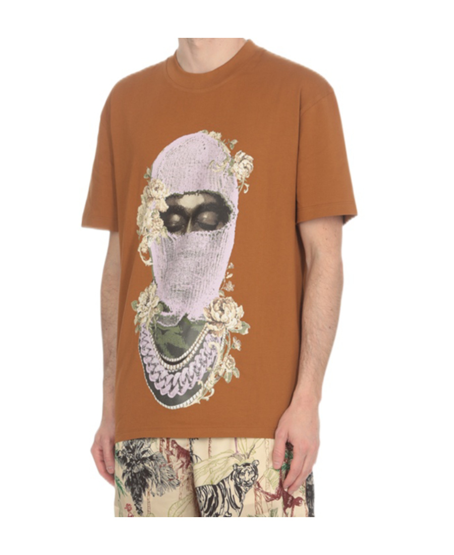 Ih Nom Uh Nit Short-sleeved T-shirt With Round Neck In Brown