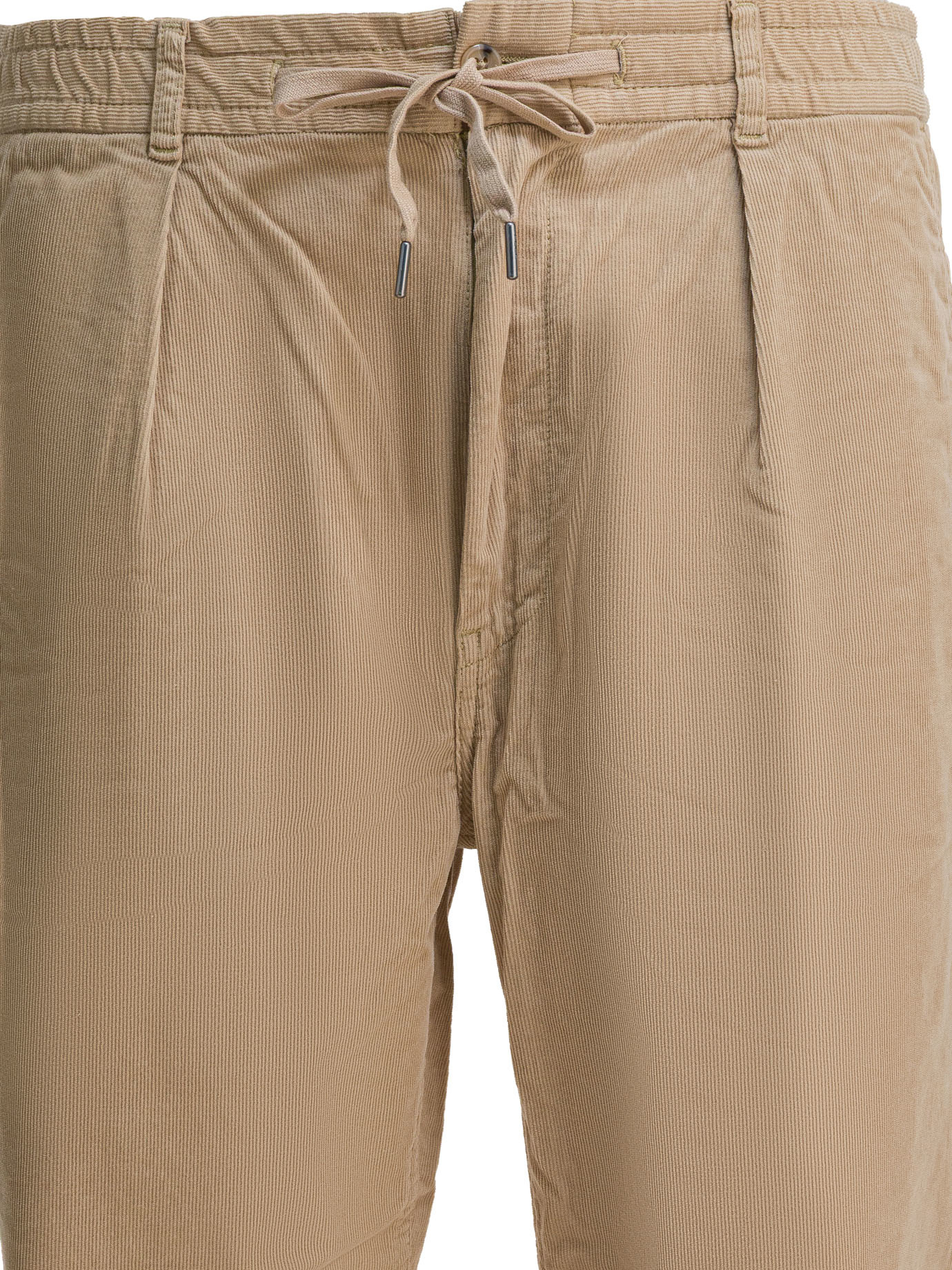 Polo Ralph Lauren Luxe Velvet Lateef Trousers Pockets In Brown