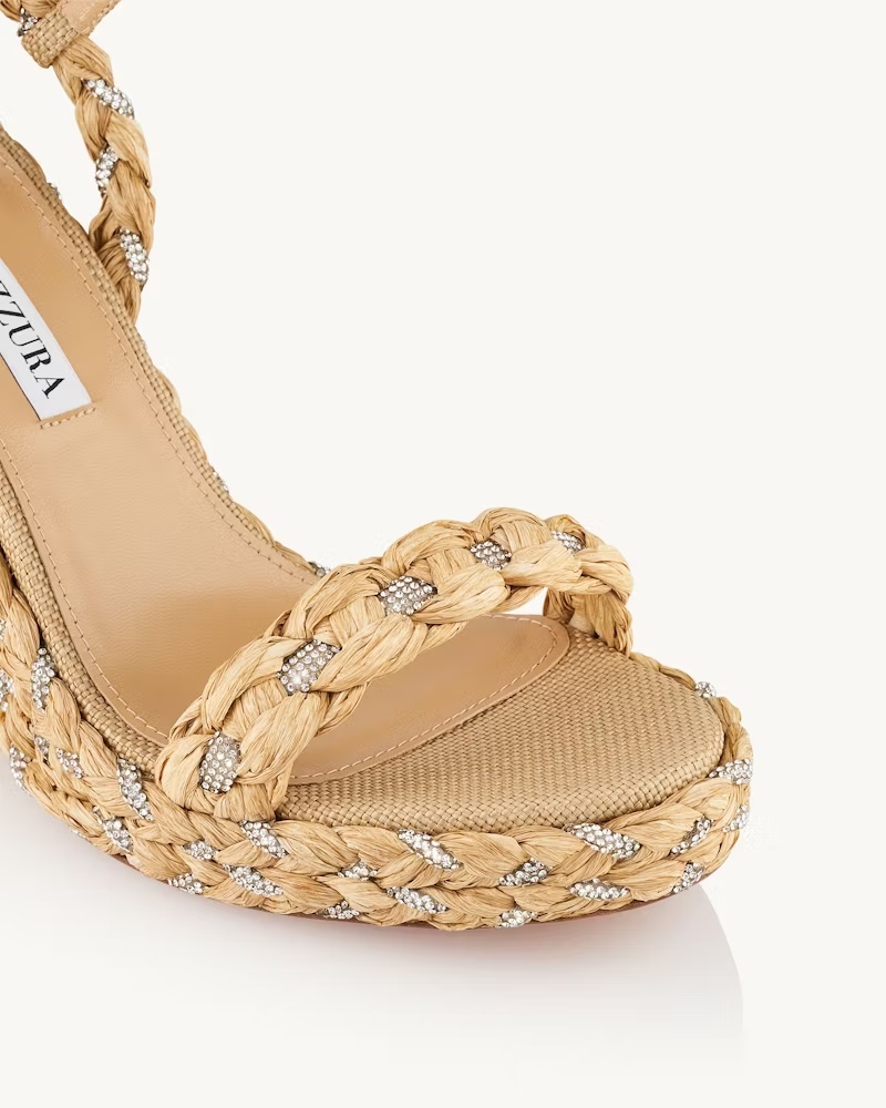 Aquazzura Costiera 120mm Wedge Espadrilles