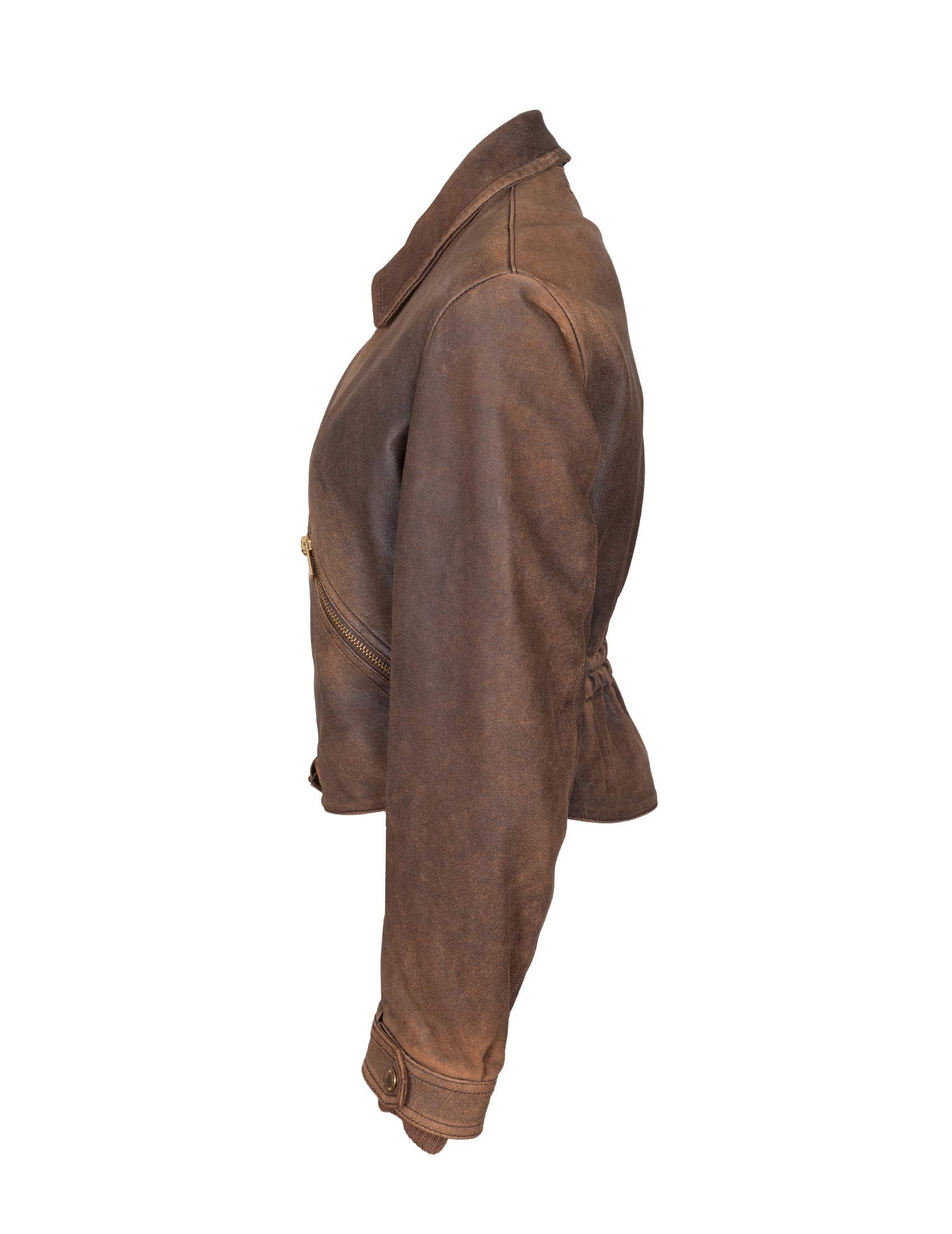 Golden Goose Journey Jacket In Coffee Color In Brown