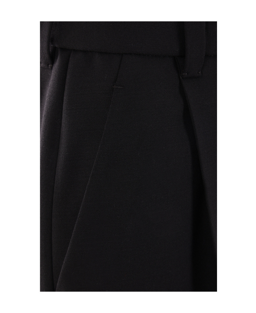 Miu Miu High-waisted Tailored Trousers In Black