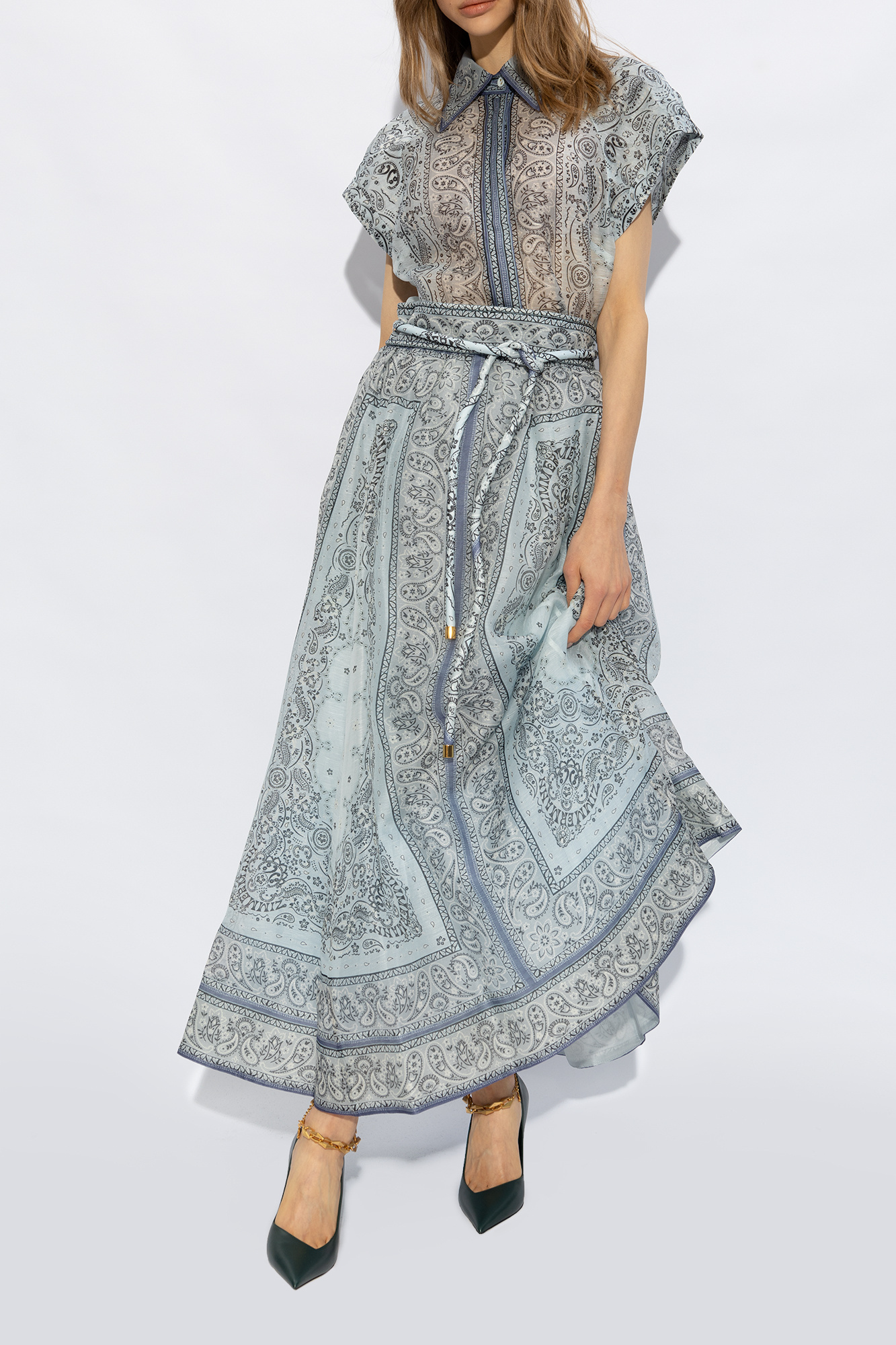 JIMMY CHOO DIAMOND TALURA 100MM LEATHER PUMPS