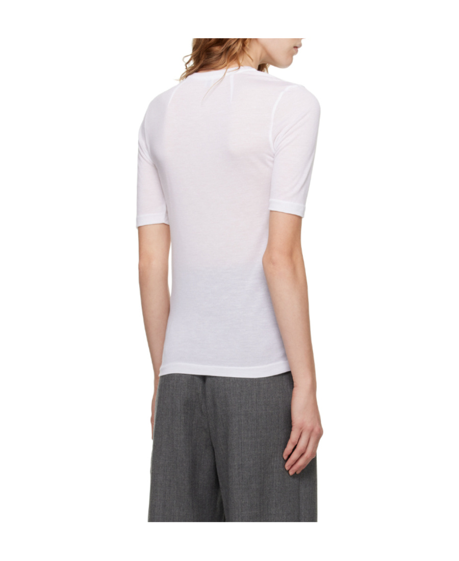 Totême Toteme Classic Rib Tee In White