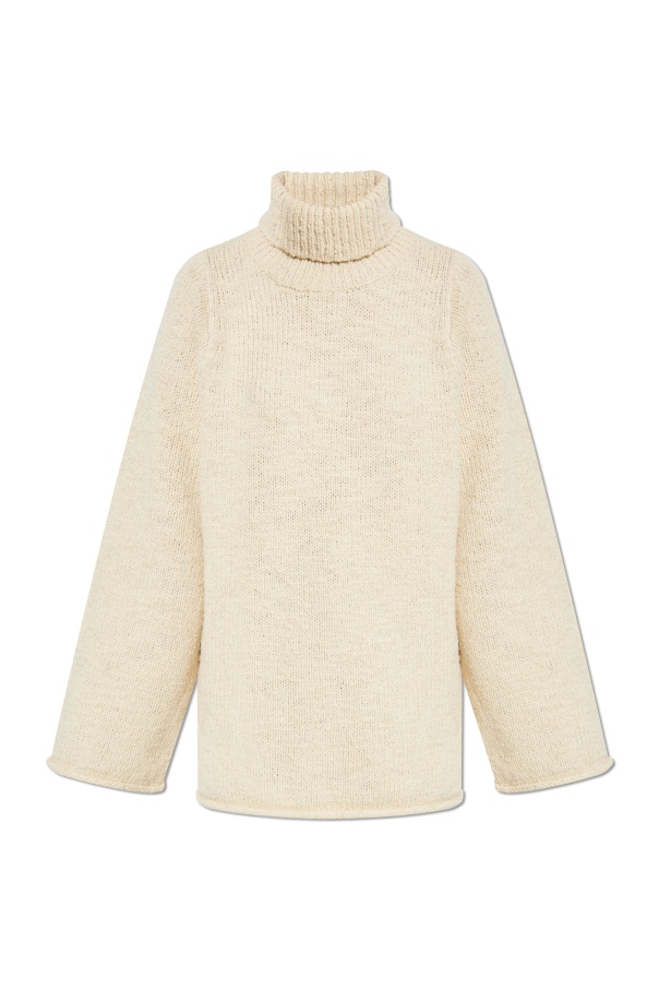 Shop By Malene Birger Roll-neck Jumper In Nude