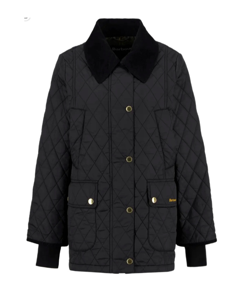 Barbour Modern Beadnell Quilted Jacket In Black