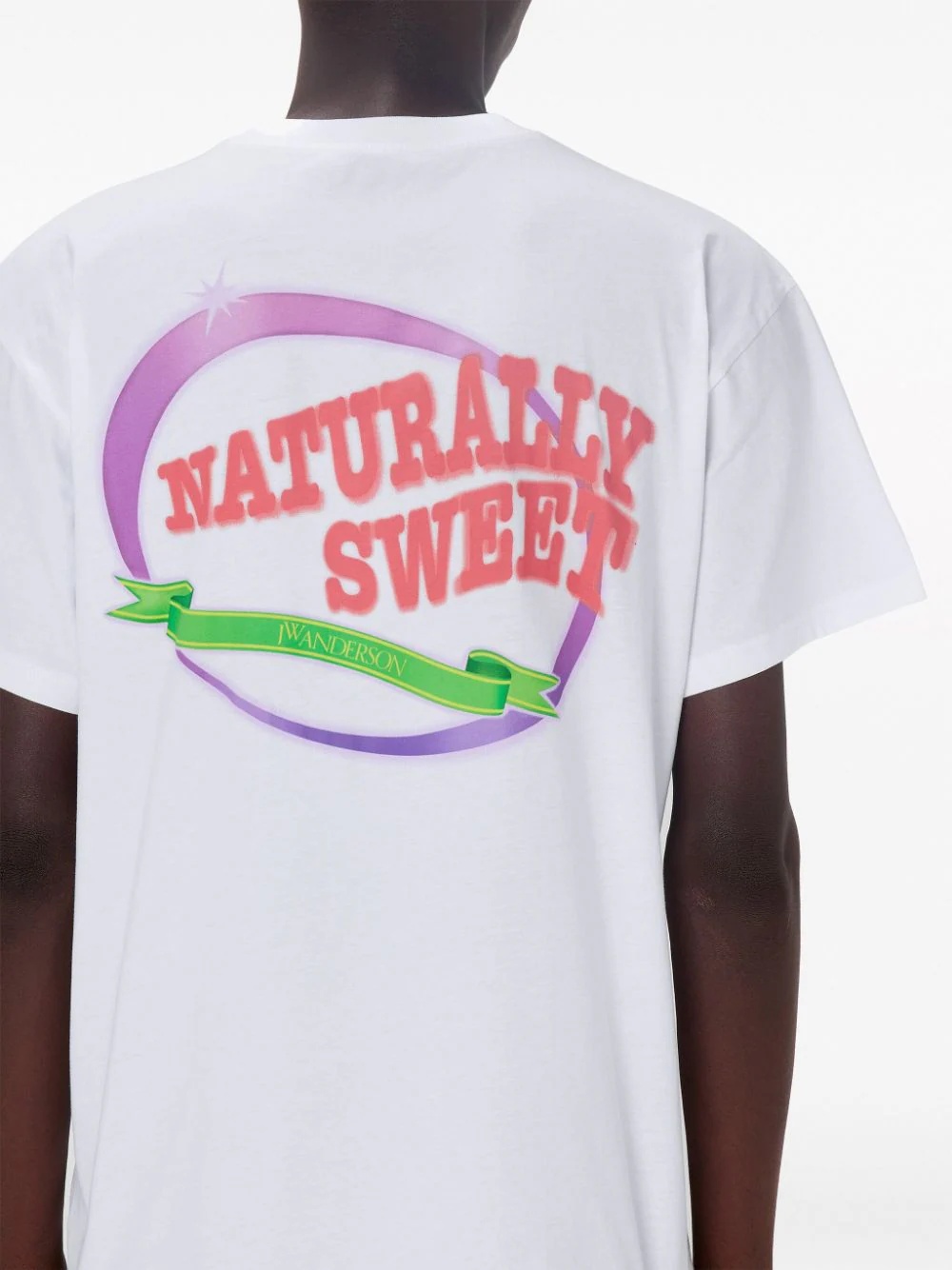 Jw Anderson Naturally Sweet Cotton T-shirt In White