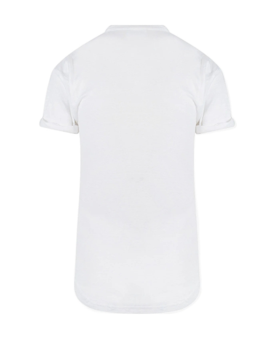 Isabel Marant Étoile Isabel Marant Etoile Logo Print Zewel Short-sleeve T-shirt In White