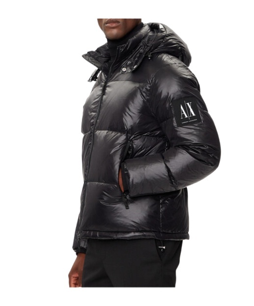 ARMANI EXCHANGE LONG-SLEEVED DOWN JACKET 