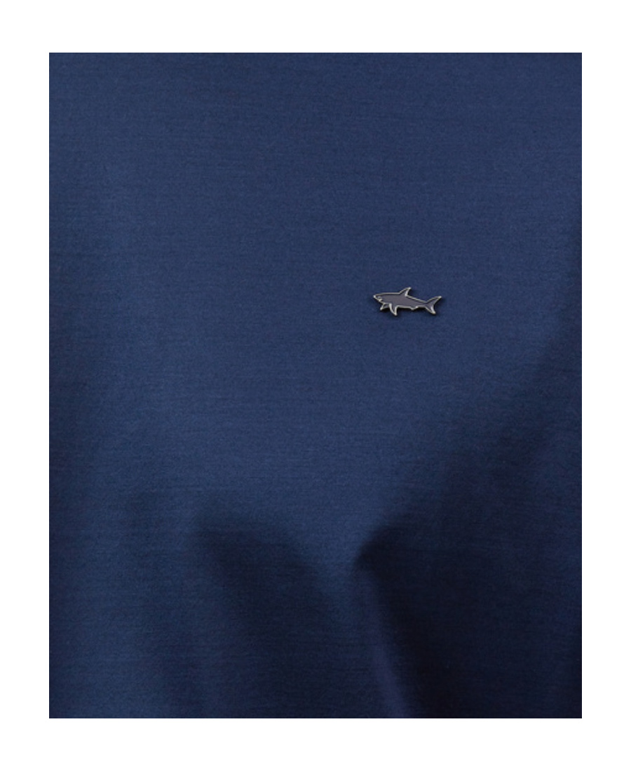 Paul & Shark Short Sleeve Embroidered Logo T-shirt In Blue