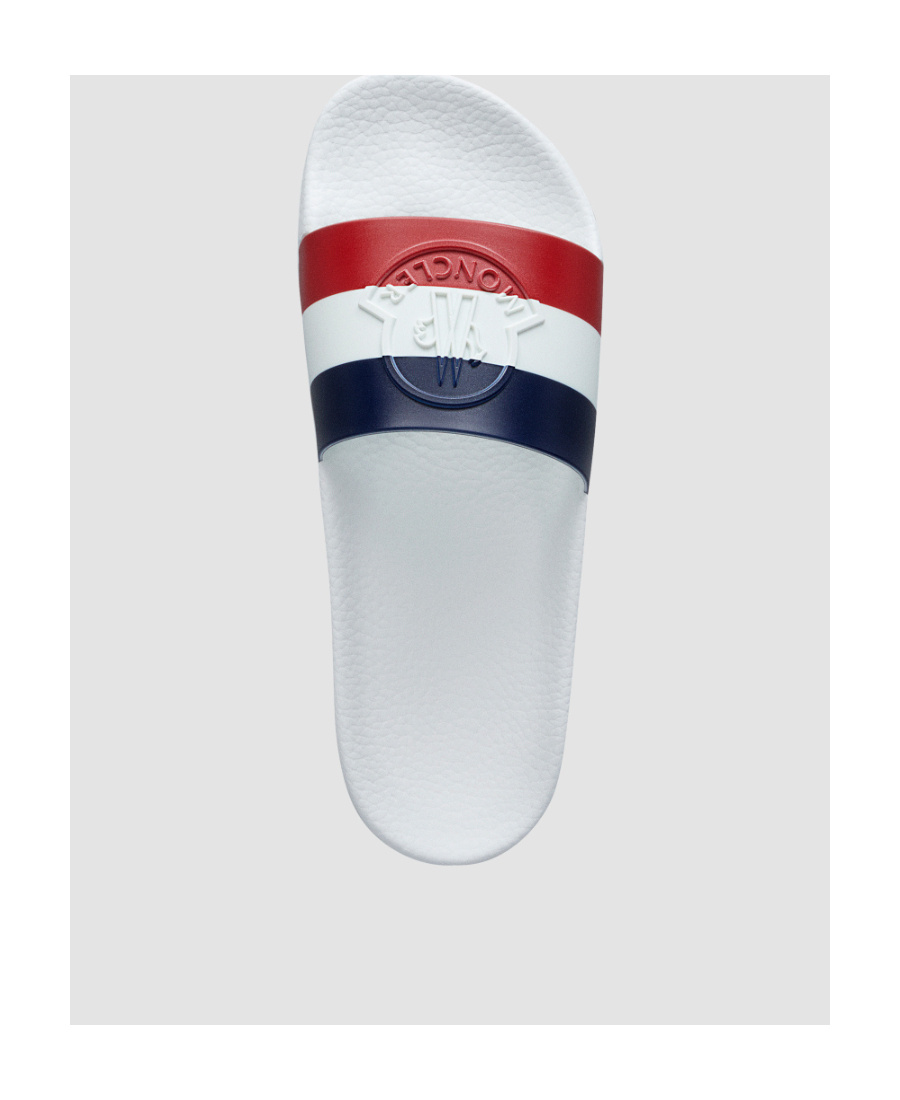 Shop Moncler Basile Slip-on Slides In Multicolor