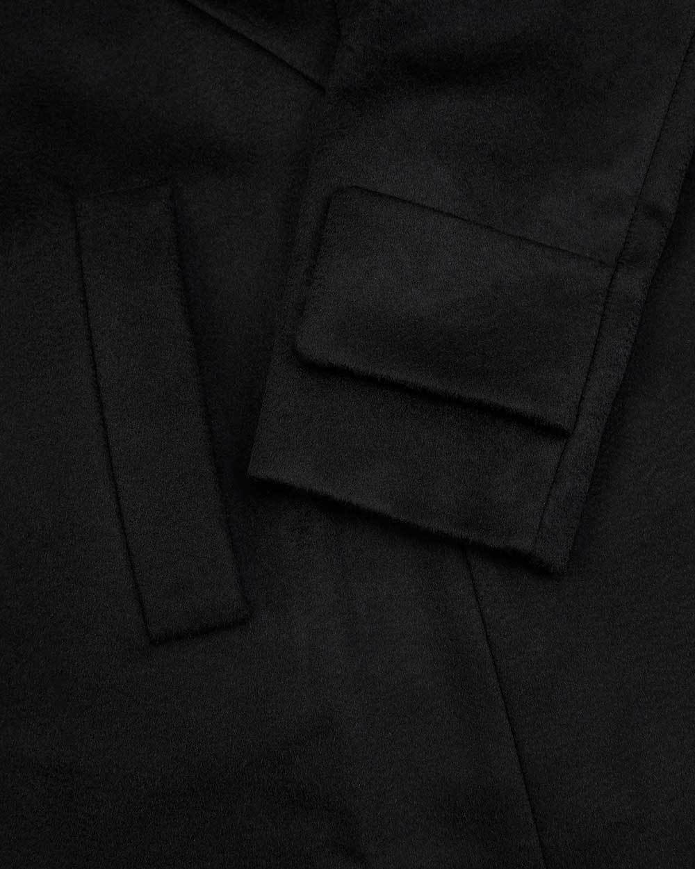 Max Mara Single-breasted Coat In Black