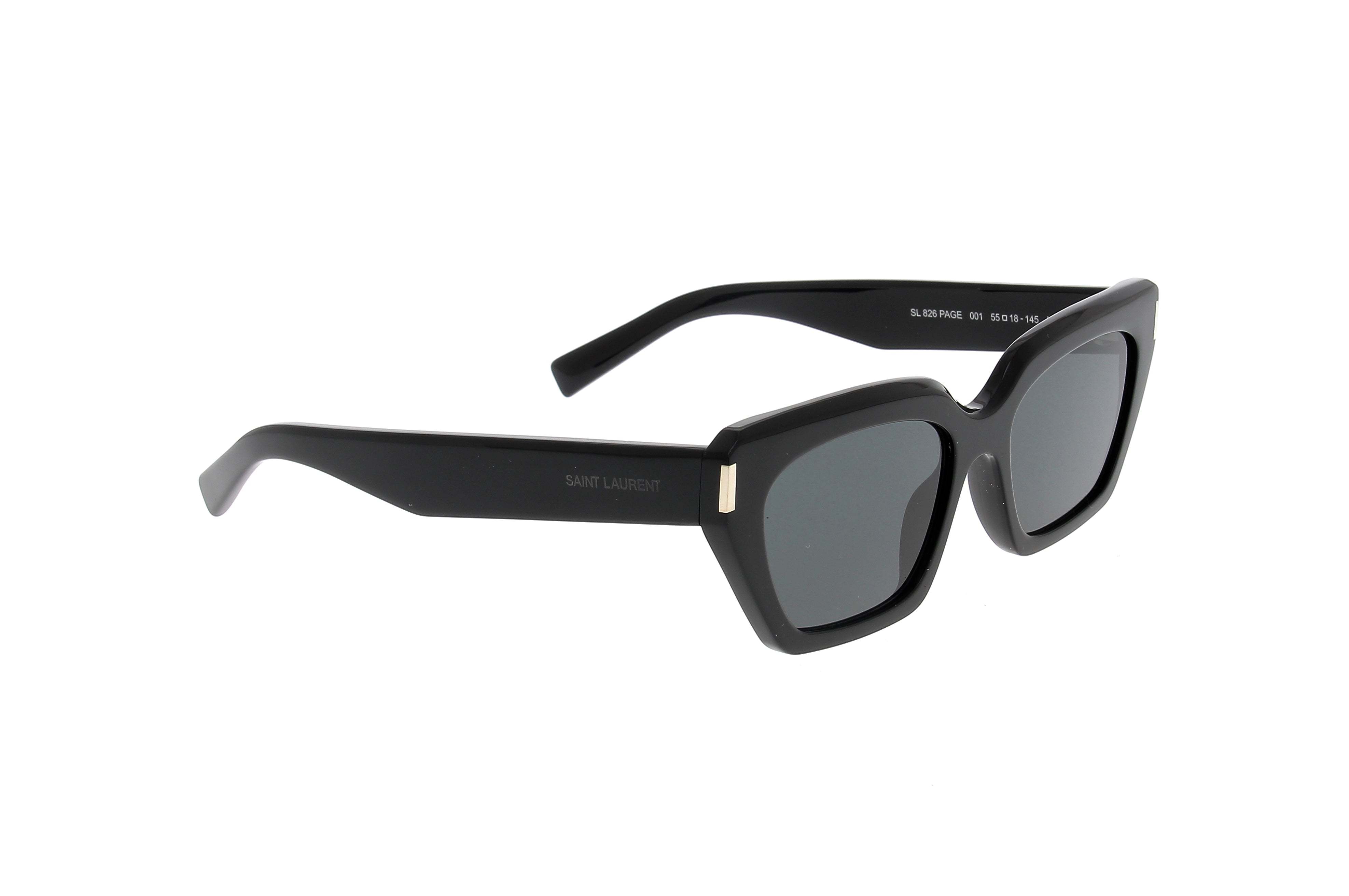 Saint Laurent Eyewear Square Frame Sunglasses In Gray