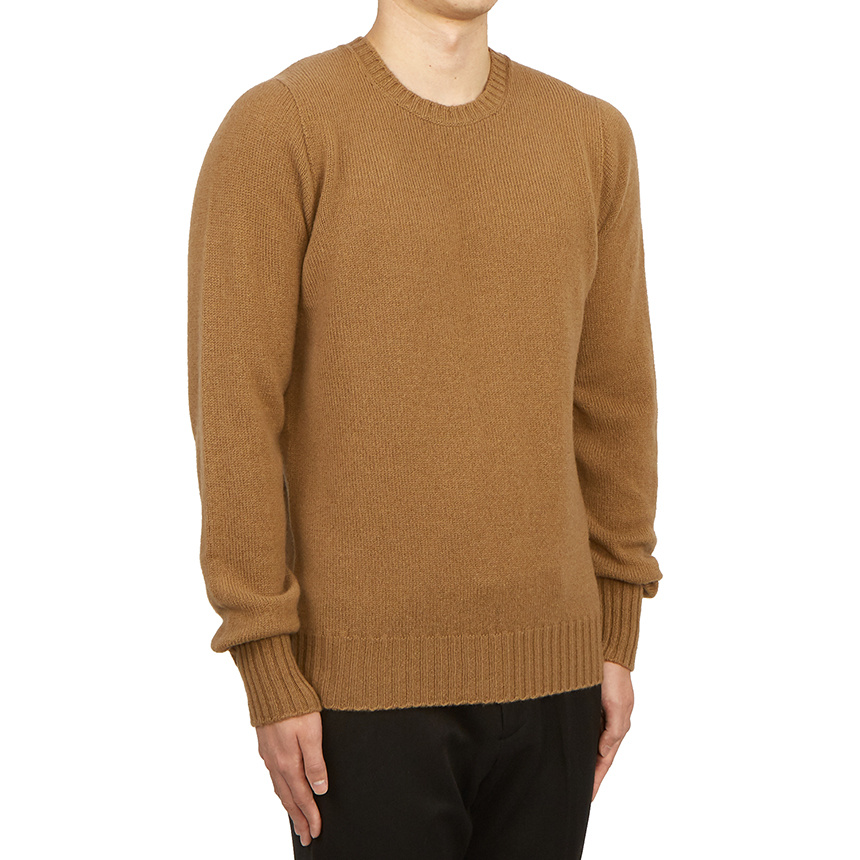 Drumohr Long-sleeved Sweater In Brown
