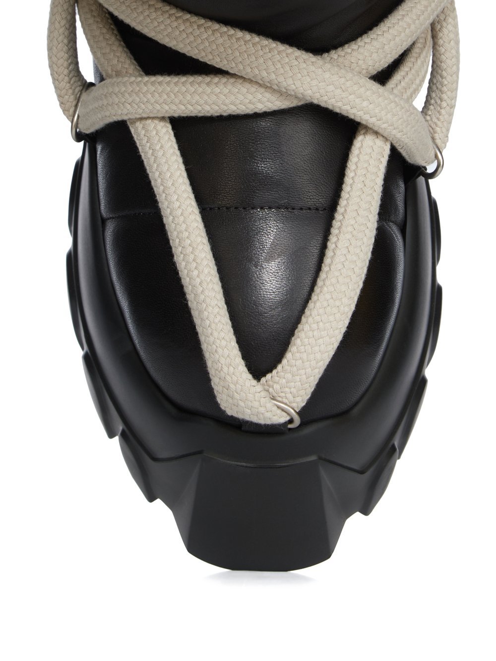 Rick Owens Round-toed Ankle Boots In Black