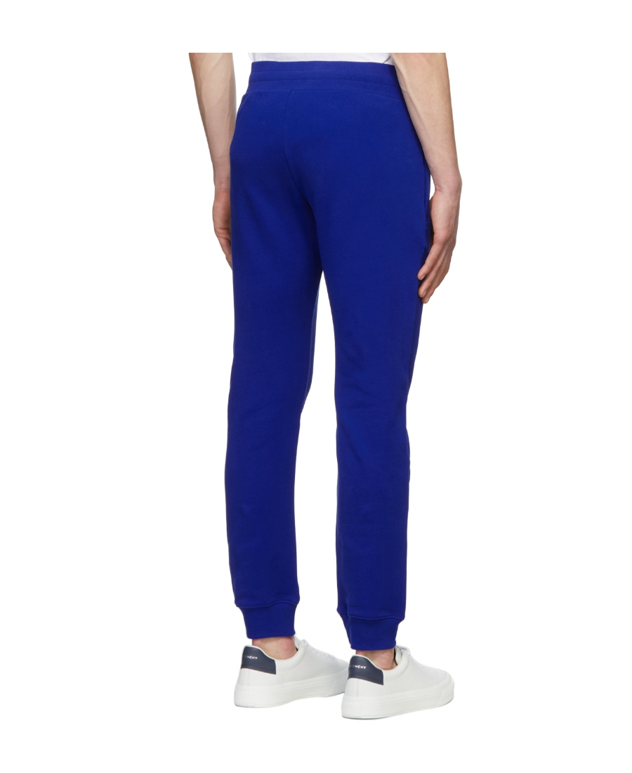 Moschino Logo Casual Pants In Blue