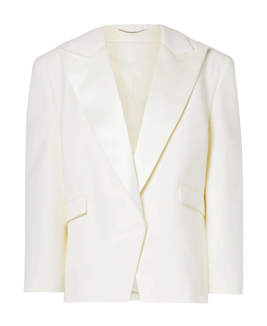 Magda Butrym Long Sleeved Suit Jacket In White