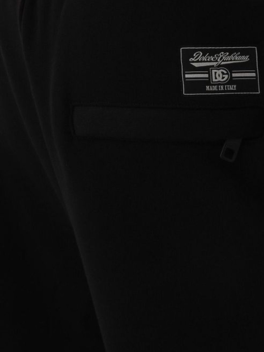 Dolce & Gabbana Drawstring Track Pants In Black