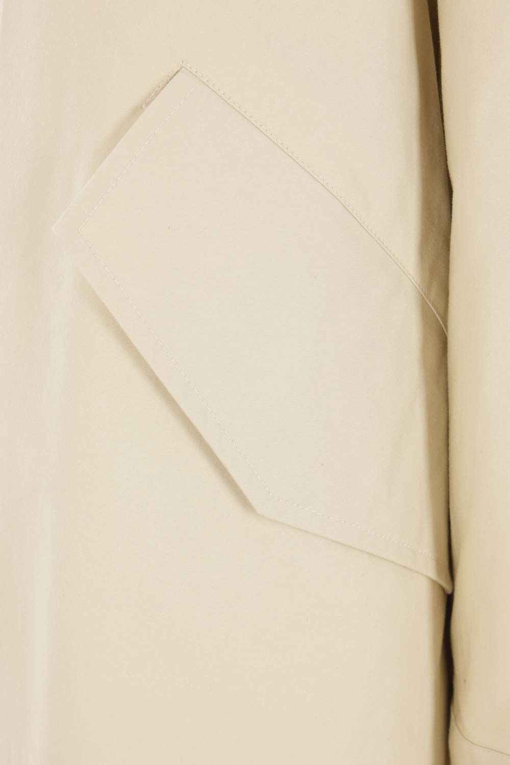 Jil Sander Oversized Parka In Textured Cotton With Removable Filling In Neutral