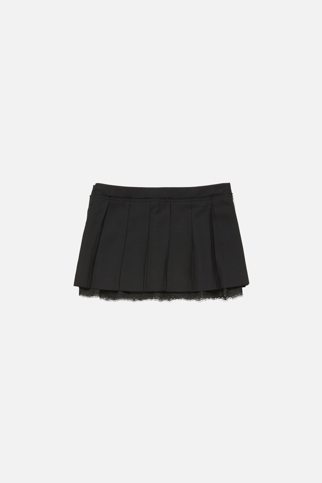 Acne Studios Mini Pleated Skirt In Black