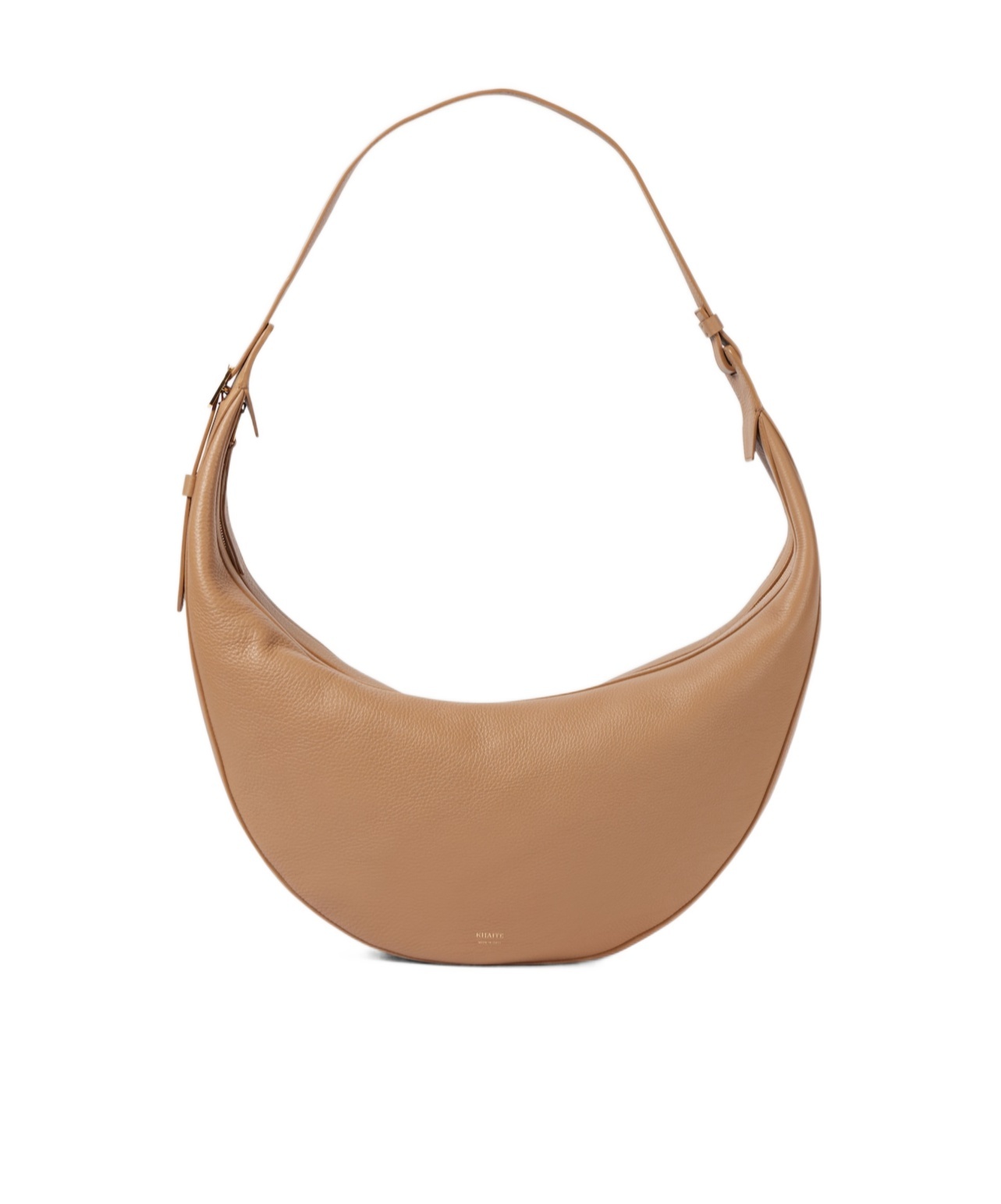 Khaite Augustina Leather Shoulder Bag In Brown