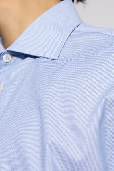Shop Paul Smith Long-sleeve Cotton Shirt In Blue
