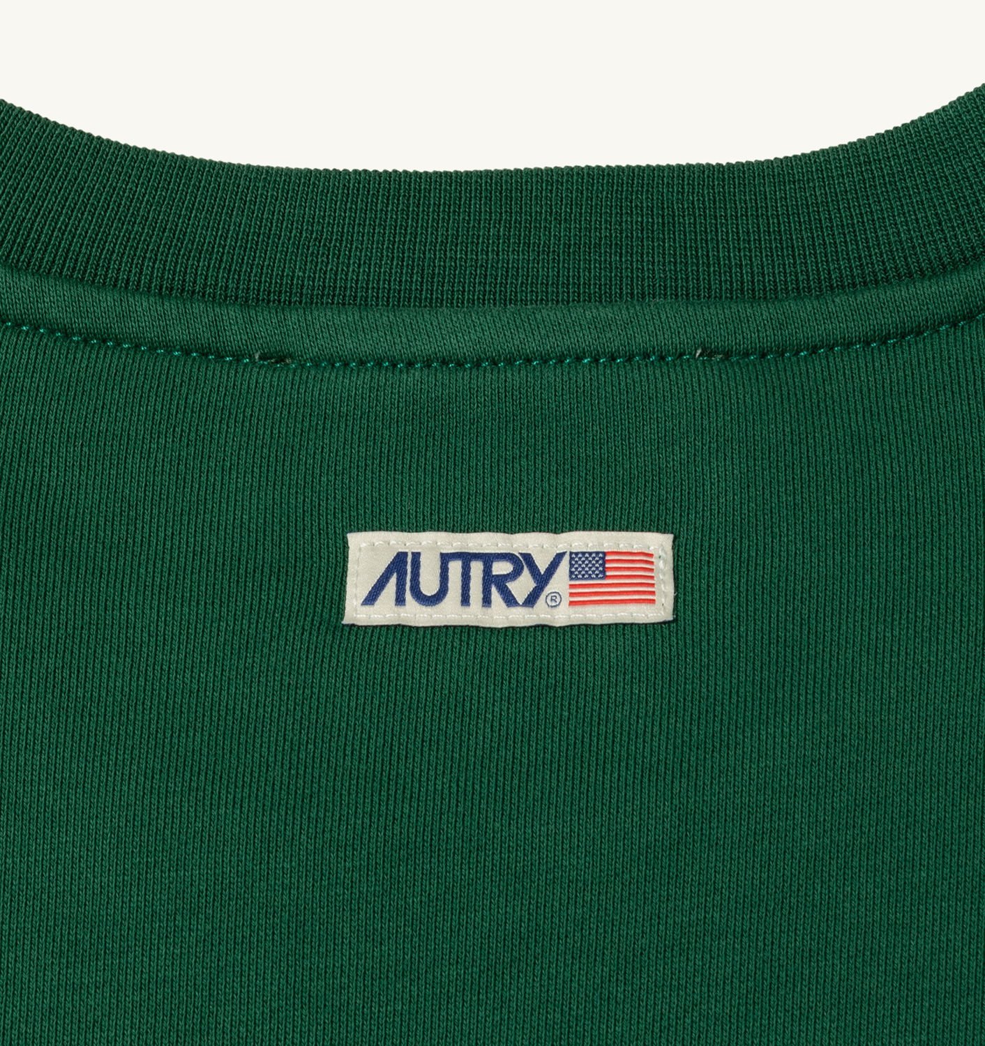 Autry Label Sweatshirt In Green