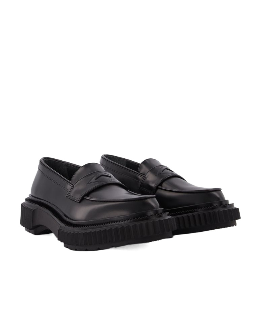 Adieu Type 192 Panelled Loafers In Black
