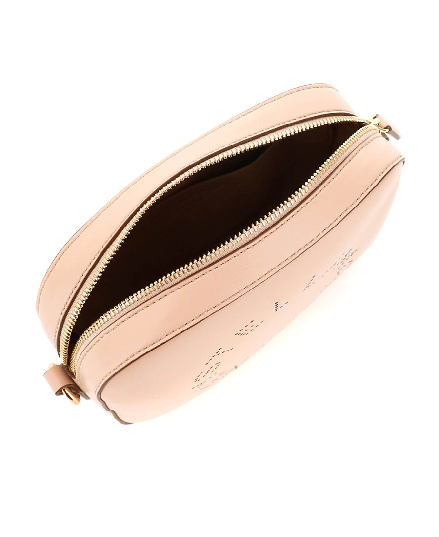 Stella Mccartney Blush Pink Faux Leather Crossbody Bag In Nude