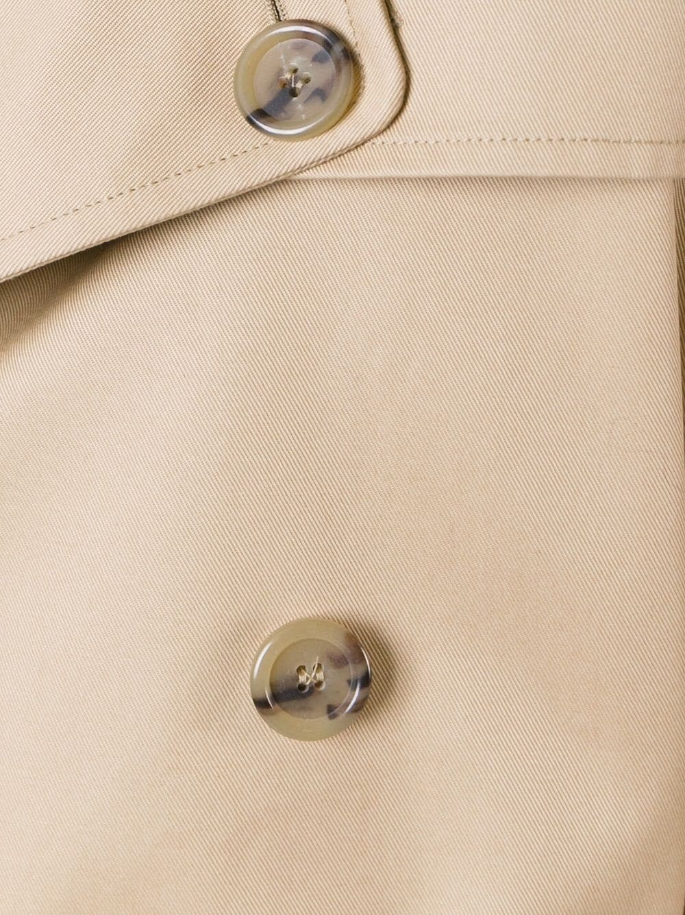 Apc Beige Greta Trench Coat In Nude