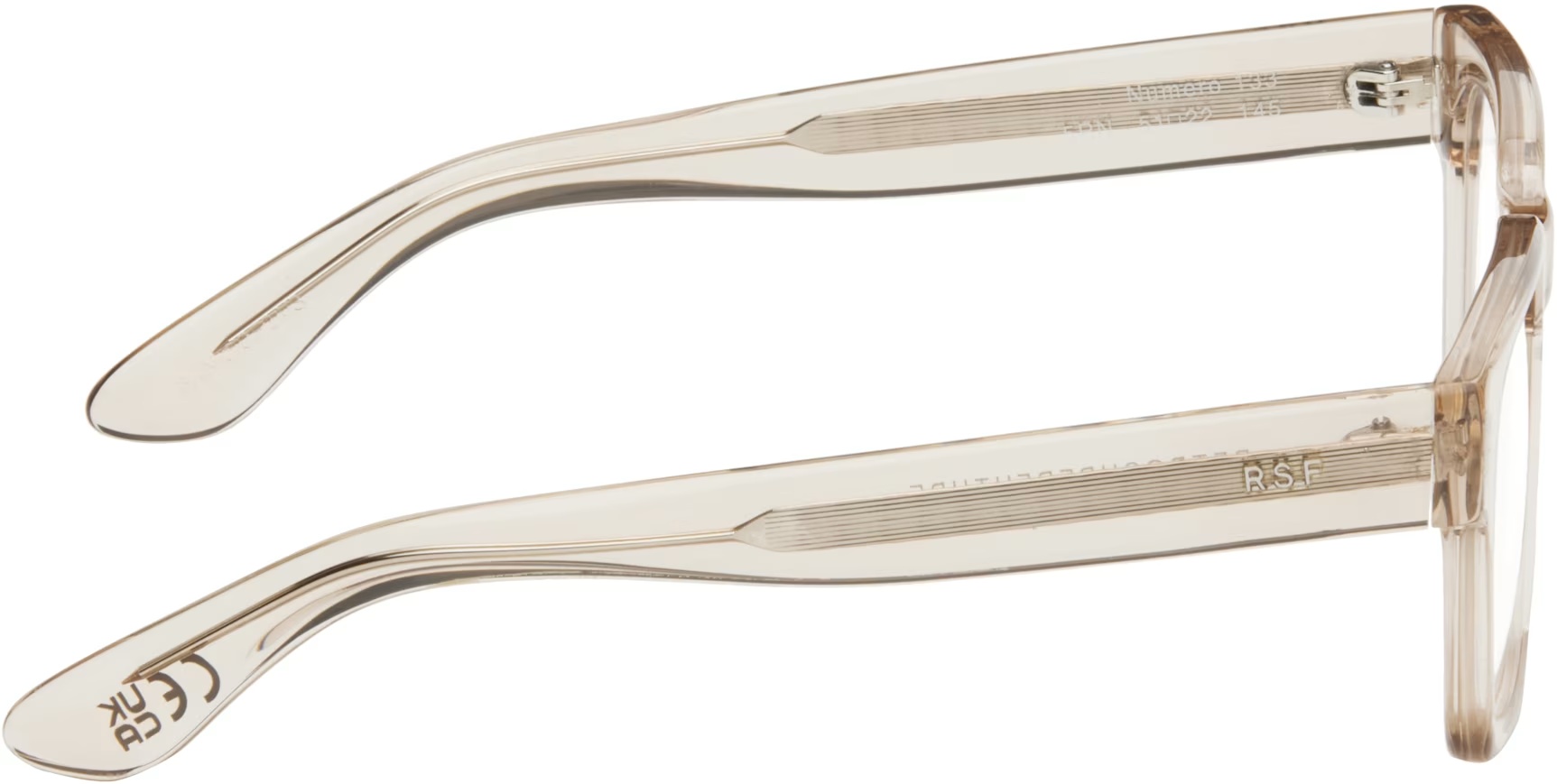 Retrosuperfuture Full Frame Plain Mirror In Neutral