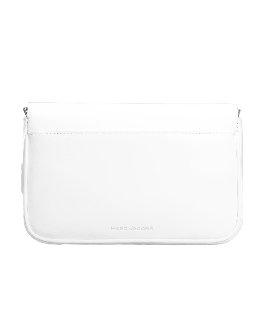 Marc Jacobs Mini J Marc Leather Shoulder Bag In White